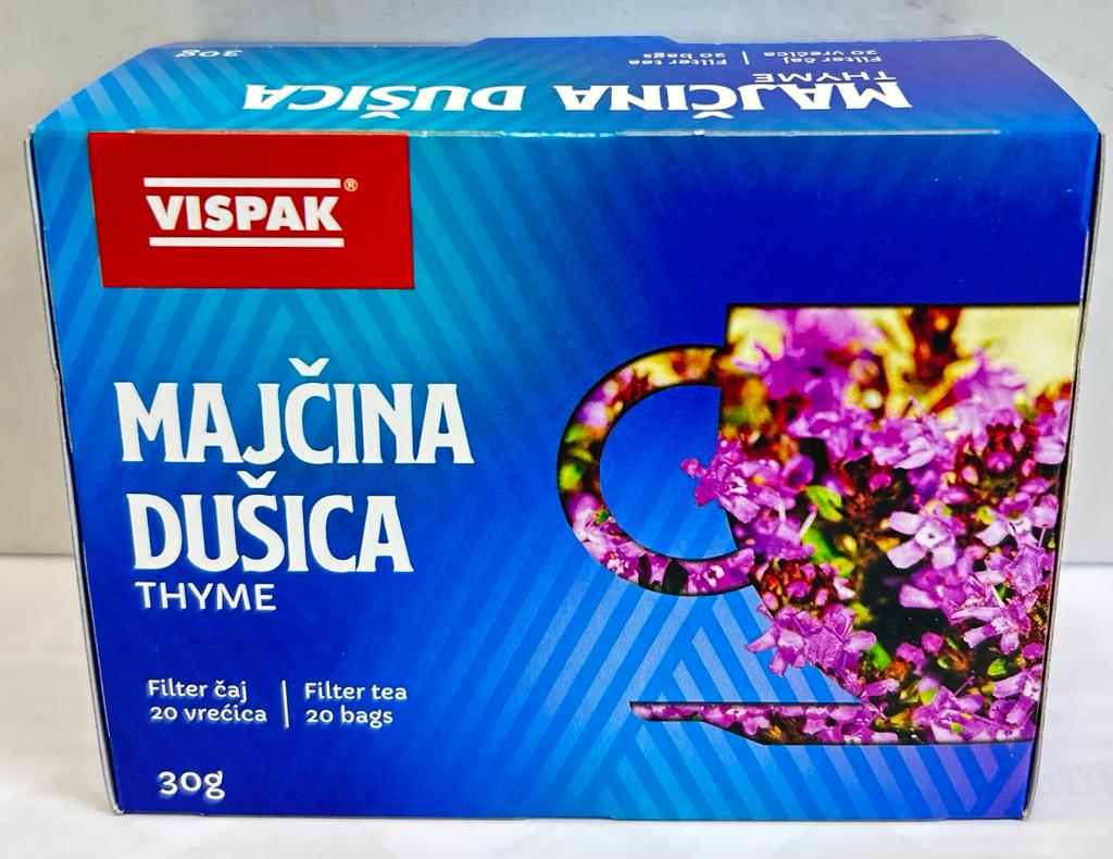 Thé thym majcina dusica Bostea Vispak 30g